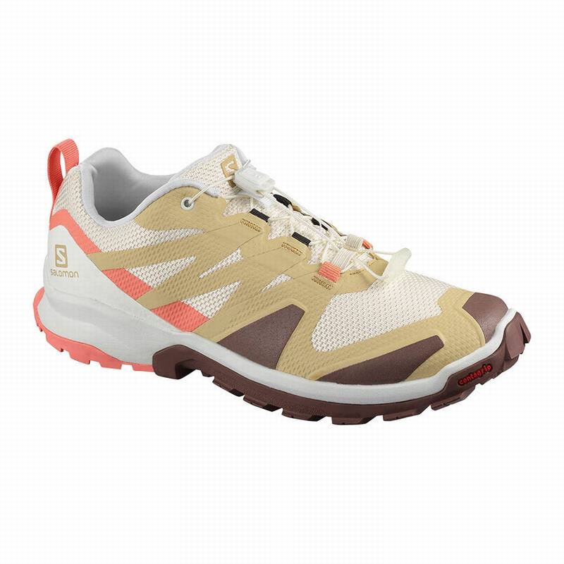 Salomon Singapore Womens Trail Running Shoes - XA ROGG W Beige/Khaki | 42876-DEIO